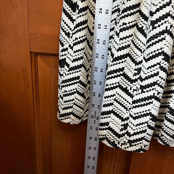 Emerald Sundae women’s fit ‘n flare black and white Aztec print sleeveless dress - Picture 9 of 9